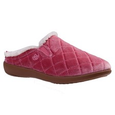 Spenco Velveteen Full Contact Comfort Women's Slippers Rose - 5.5 Wide