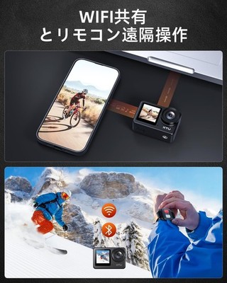XTU S6 Action Camera, 4K 20MP [Ambarella H22 CPU & SONY IMX386