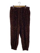 WACKO MARIA Bottom L Velour BRW Leopard 23SS WMO TP06