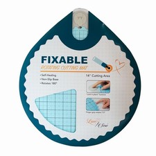 14" Rotating Cutting Mat with Lockable Non-Slip Base - Self-Healing Craft Mat...