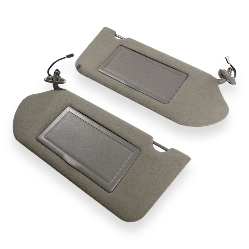 Пара серых солнцезащитных козырьков со стороны водителя и пассажира для Chevy Impala & Monte Carlo 2000-2005 годов выпуска - Изображение 2 из 4