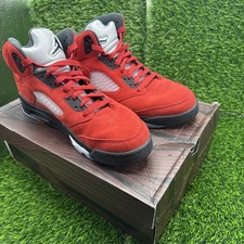 Jordan 5 Retro Raging Bull Red Suede for Sale | Authenticity