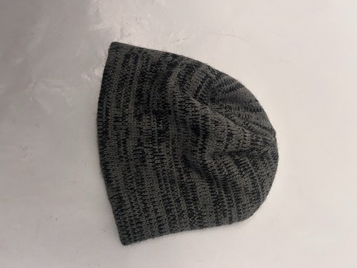 Boys black and gray beanie hat