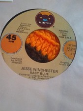Jesse Winchester, Baby Blue ~ NM 1981 Bearsville promo 45 +sleeve