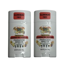 Power Stick Aluminum Free Deodorant Paradise Breeze 2 Pack 2.25 oz Each