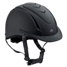 Ovation OV Deluxe Schooler Riding Helmet Equestrian Black S/M