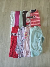 Girls Long Sleeve Shirts Size 4/5 Multiple Brands Lot of 10