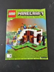 Minecraft  21134 Lego Instructional Manual Only Booklets #1 and 2