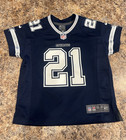 Nike NFL Dallas Cowboys Ezekiel Elliott #21 Boys Jersey Size 7 Navy — photo 1
