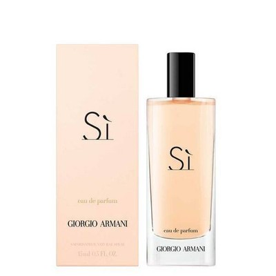 Giorgio Armani Si 15 ml Eau de Parfum für Damen mit Noten von Freesie, Patschuli