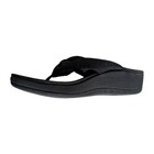 SKECHERS SANDALS 9 NEW BLACK ARCH FIT WEDGE HEEL THONG FLIP FLOP LIGHTWEIGHT  — photo 3