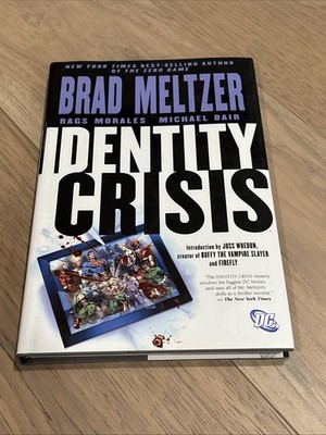 DC Comics Identity Crisis Graphic Novel Trade Paperback TPB Brad Meltzer JLA