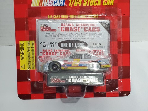 RACING CHAMPIONS RUSTY WALLACE PENSKE #2 CHROME CHASE CAR 1/64 1996 EDITION - Picture 6 of 11