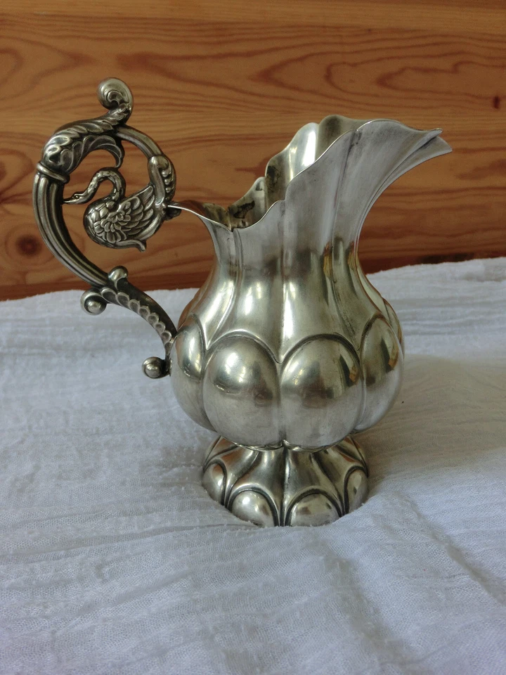 SUPERBE POT A LAIT ARGENT MASSIF POINCON ????? - Photo 2/4