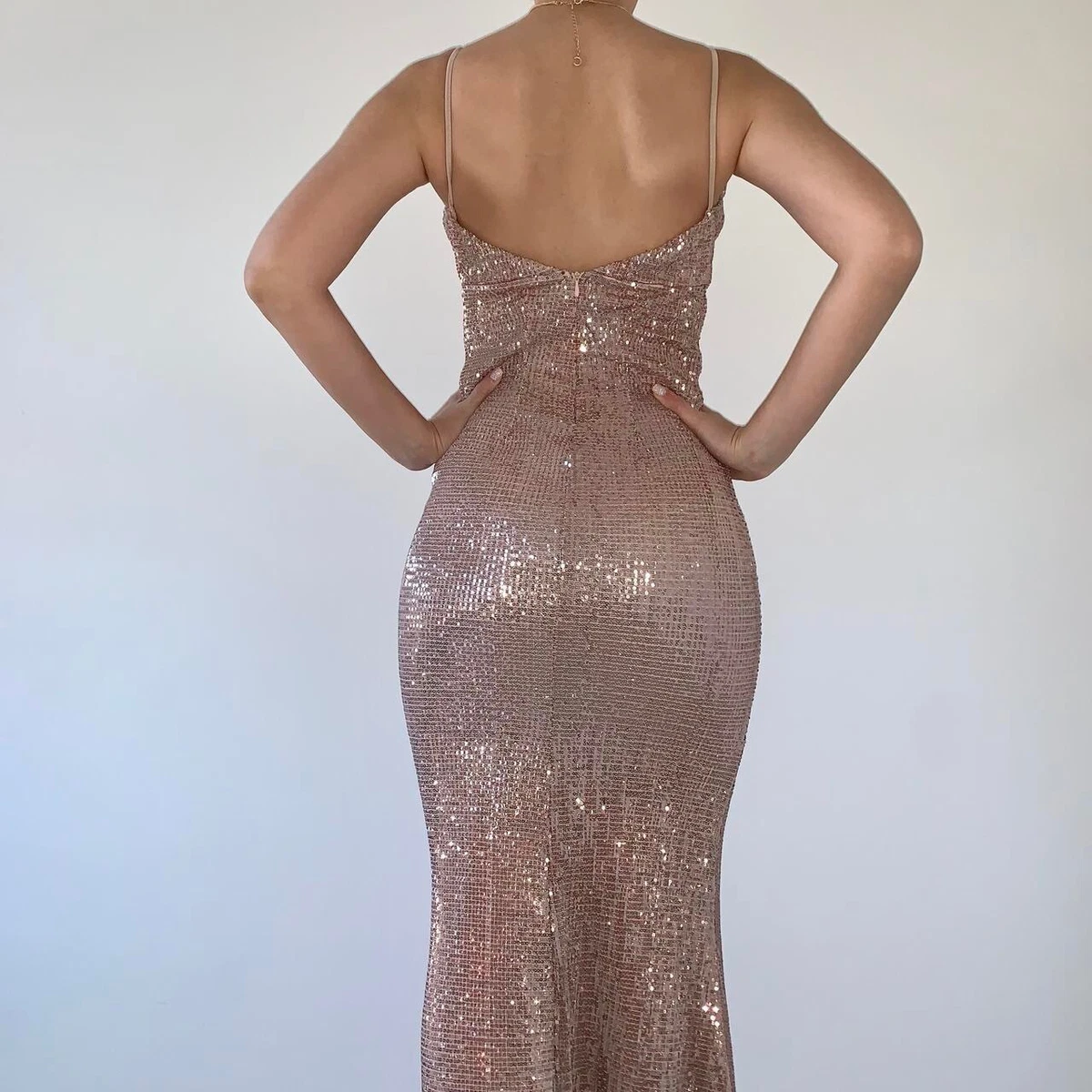 House of fun maxi dress gold sales