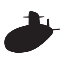 Submarine Navy - Vinyl Decal Sticker - Multiple Color  Sizes - ebn1400