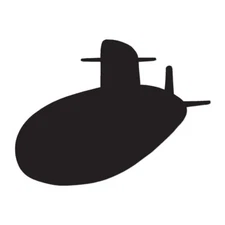 Submarine Navy - Vinyl Decal Sticker - Multiple Color & Sizes - ebn1400