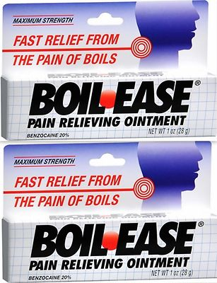 #ad Boil Ease Ointment Maximum Strength 1oz 2 pack PHARMACY FRESH ^^ $18.95