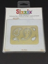 Sizzix Simple Impressions Embossing Folder Paisley 2 38-9823
