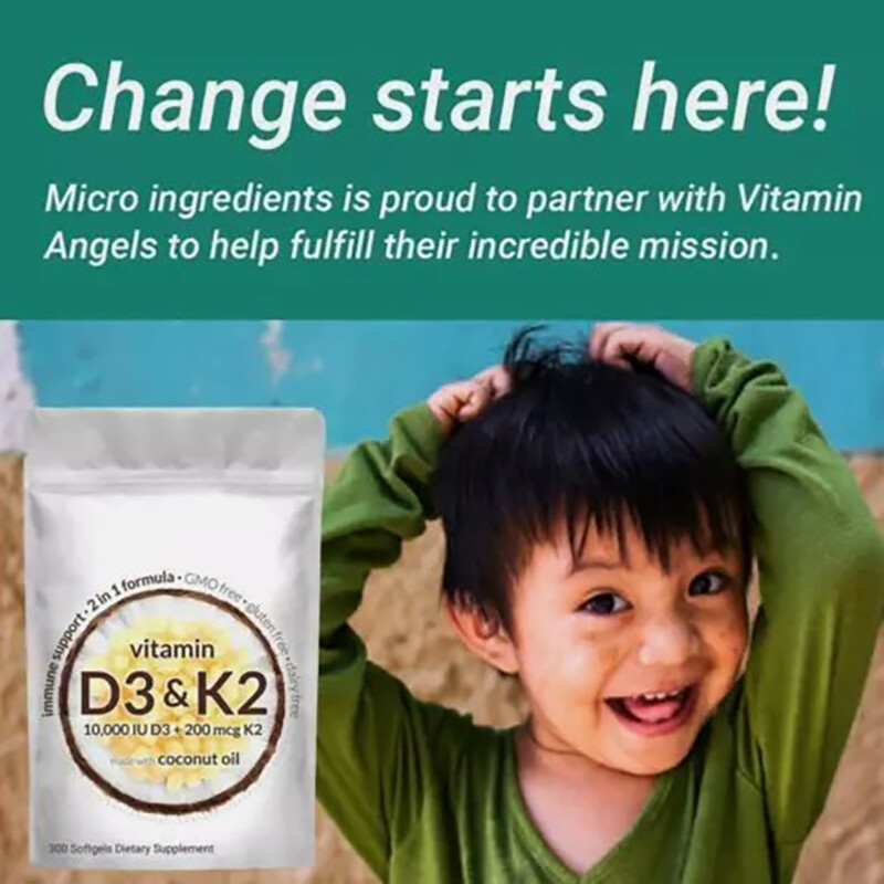 Vitamin D3 K2 Supplements Softgels, 300pcs Vitamin D3+K2 eBay