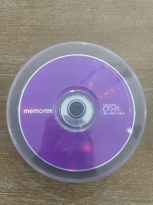 Memorex Cool Colors CDR 80 min 52x 700MB Purple Black Red Blue | eBay