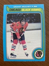 1979-80 OPC O-Pee-Chee #88 Grant Mulvey Chicago Black Hawks NM SHARP