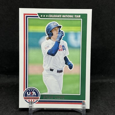 DLYAN CREWS 2022 Panini STARS & STRIPES USA Baseball Card LSU Tigers Nationals