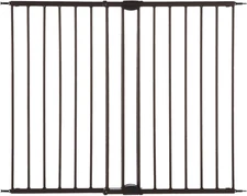 North States  Windsor Walk Thru Pet Gate: 28.68" - 47.85" Wide Dog Gate. Hardwar