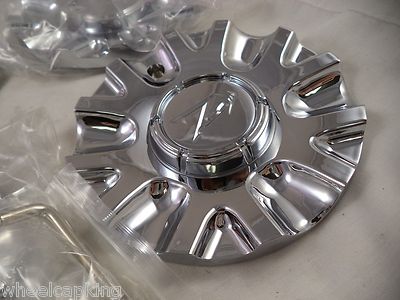 Zinik Wheels Chrome Custom Wheel Center Caps # Z15 / MS-CAP-Z170