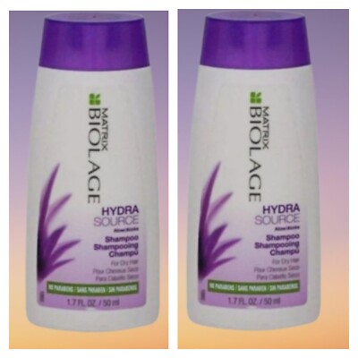 Matrix Biolage Hydrasource Shampoo 1.7 oz (2 PACK)
