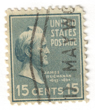 USA - 1938 - Presidential Issue - James Buchanan - 15C - #10