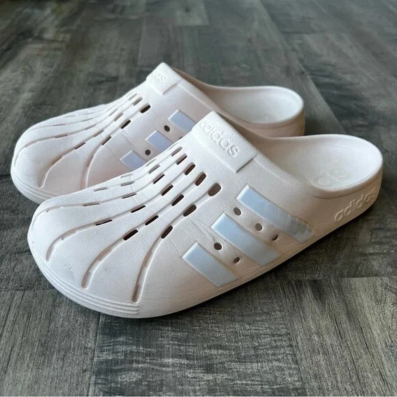 Sandali da uomo Adilette rosa zoccolo Adidas taglia 13