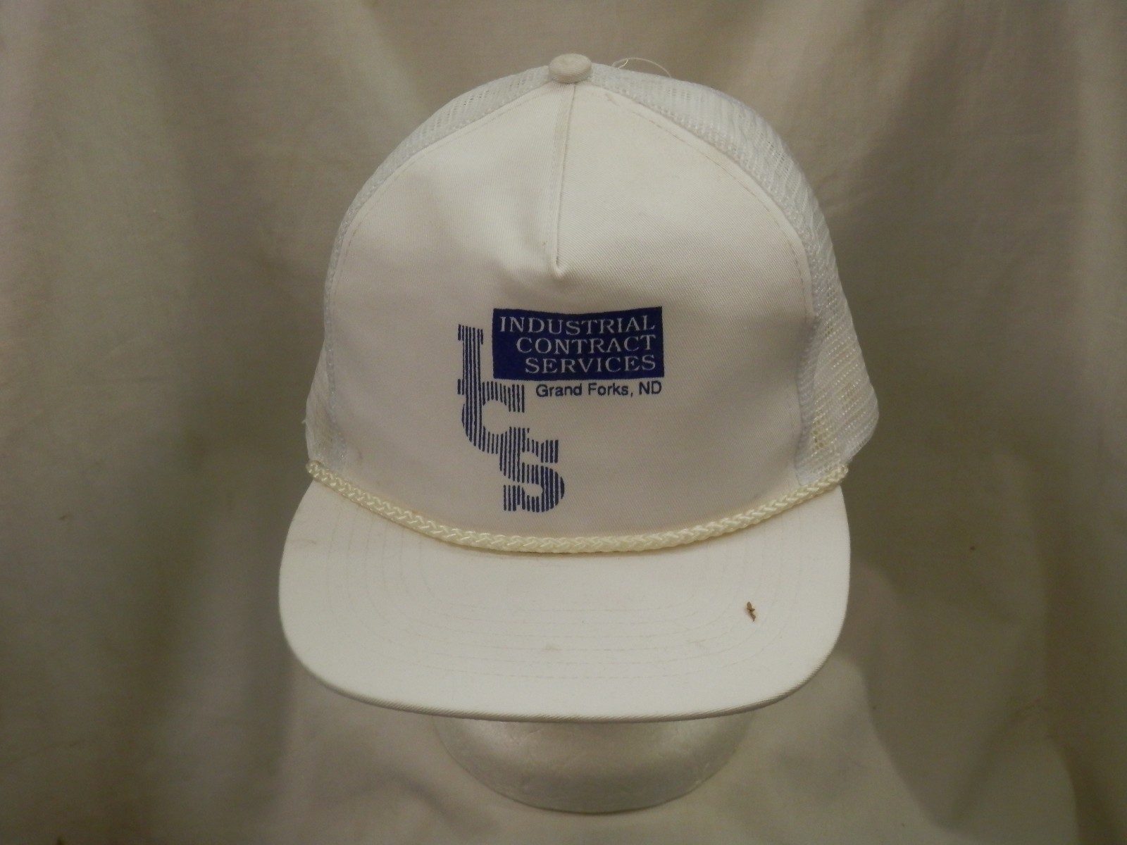 trucker hat baseball cap INDUSTRIAL CONTRACT SERVICES GRAND FORKS ND style retro