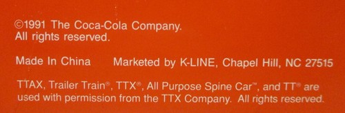 NEW 1991 Coca-Cola TTAX Articulated Flat Cars with Tractors and Trailers - Picture 10 of 10