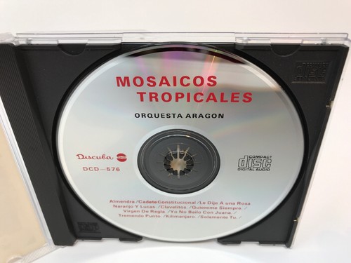 Vintage Mosaicos Tropicales Orquesta Aragon (Cd, 1990, Discuba) Rare OOP - Imagen 5 de 9
