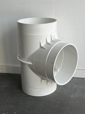 12 in PVC TEE Sch40 Slip ends