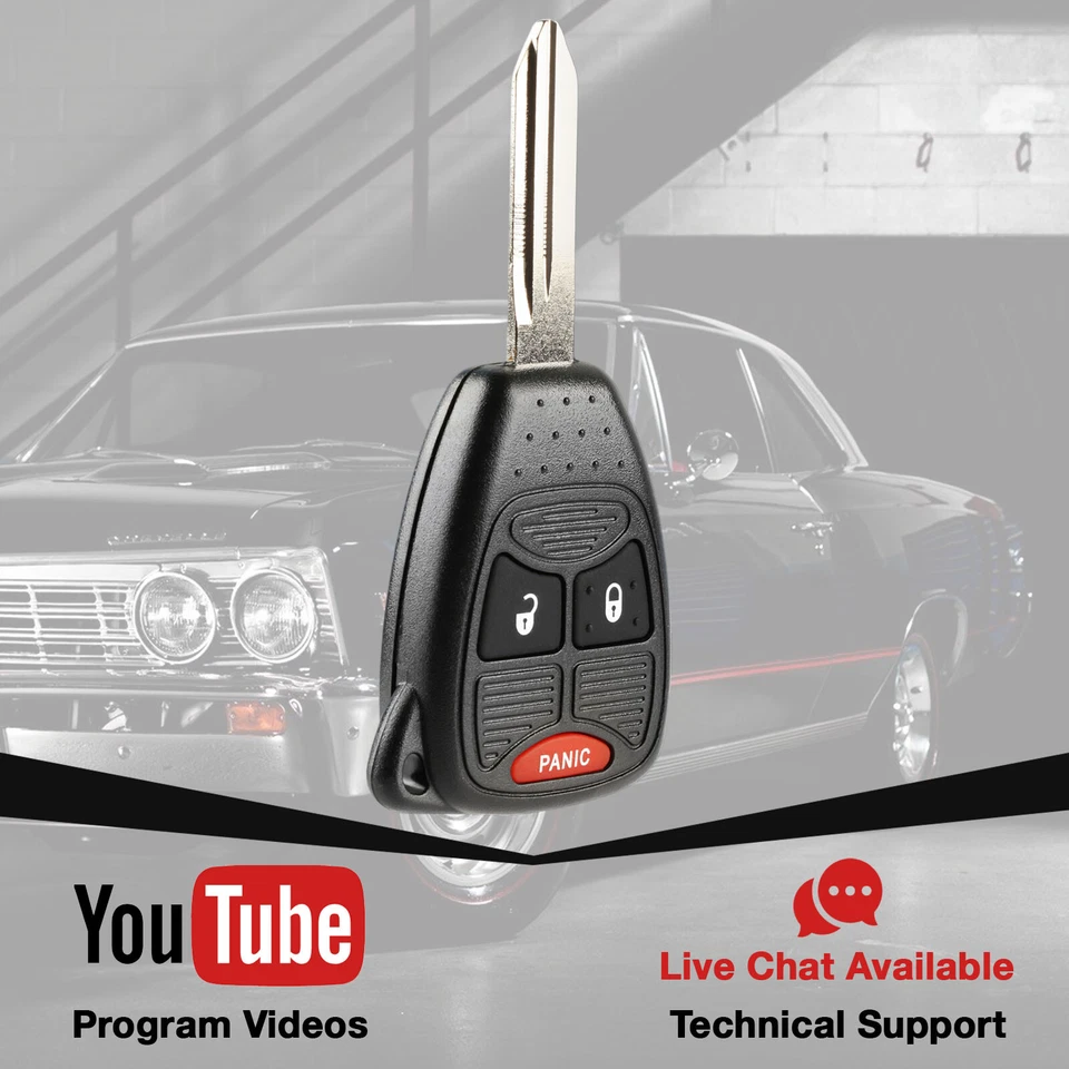 For 2012 2013 2014 2015 Jeep Compass Patriot Wrangler Car Remote Key Fob Foto 3 de 4