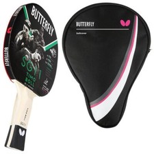 Butterfly 1x Timo Boll SG11 Tischtennisschläger + Tischtennishülle Drive Case TT