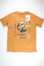 Boys Timberland Wheat Short Sleeve Multicolor Graphic T Shirt Large L