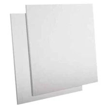 2 Pack 6061 T6 Aluminum Sheet Metal 8 x 8 x 5/16 Inch Flat Plain Plate Panel ...