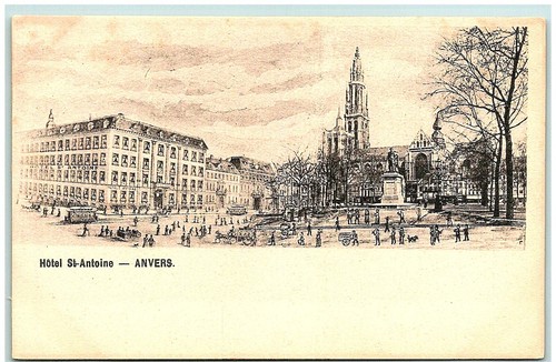 S04-5473, HOTEL ST ANTOINE, ANVERS, 1900S ** POSTCARD