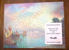 Antique Wooden Jigsaw Puzzle KRAFT 353 Pcs. 1933 Hand Cut Special Cut Pieces