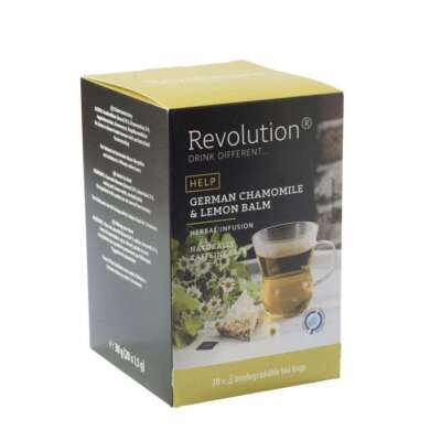 (360,00 EUR / kg) Revolution Tee 20ct - German Chamomile & Lemon Balm