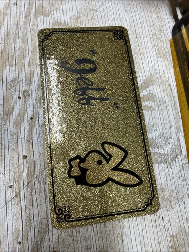 Vanity plate Jeff. Front License Plate. Playboy Bunny. Vintage Look. - Picture 7 of 10