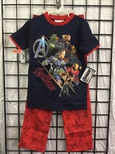Marvel Kids Avengers 2 Piece Pajama Set Size 10