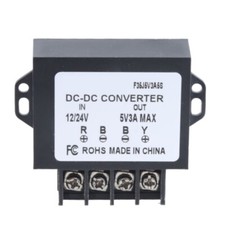 High Efficiency 12V 24V to 5V 3A Converter 15W Voltage Regulator Module