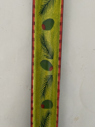 Department 56 Unique Olive Dish 15 inch Red & Green - Picture 4 of 7