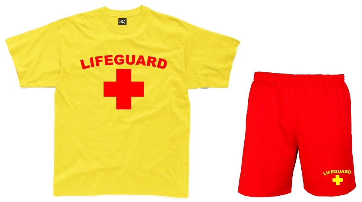 Red shorts yellow clearance shirt