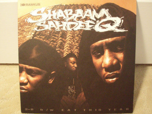 SHABAAM SAHDEEQ - 3D b/w EAT THIS YEAR (12")  2000!!!  RARE!!!  HI-TEK!!!