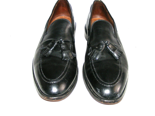 Allen Edmonds Drees Shoes Black Leather Men's Size 11.5 AAA N Loafer Slip On - Picture 8 of 12